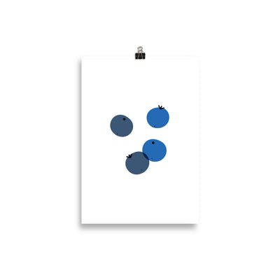 Blueberries Poster