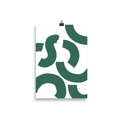 GREEN SQUIGGLE Poster