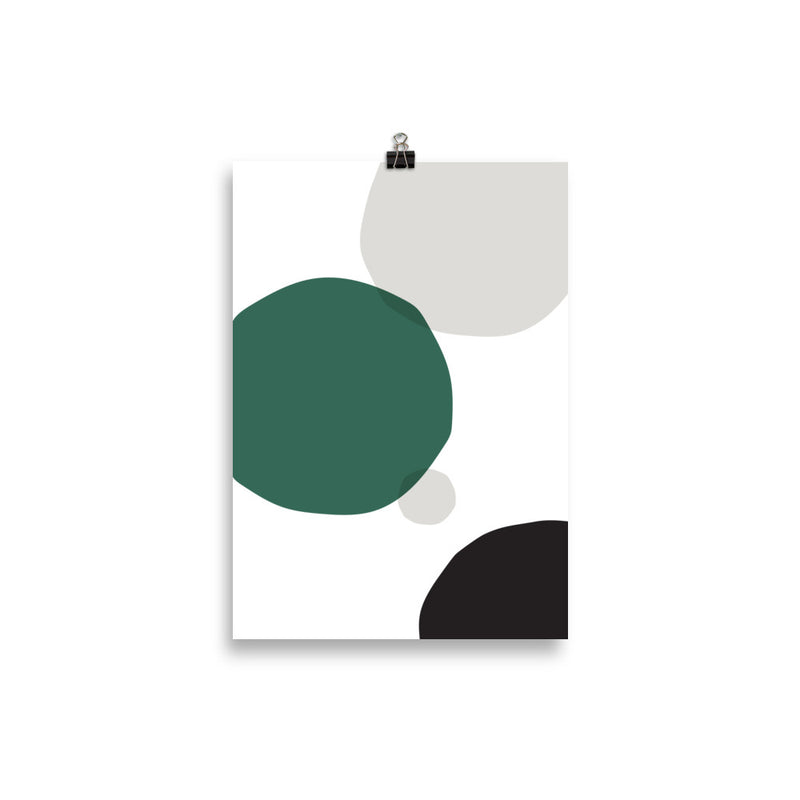 GREEN CIRCLES Poster