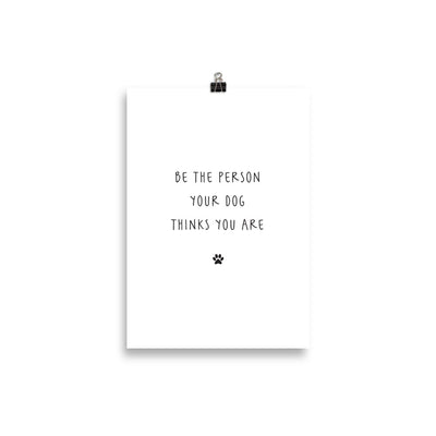 BE THE PERSON Poster