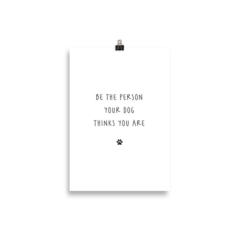 BE THE PERSON Poster
