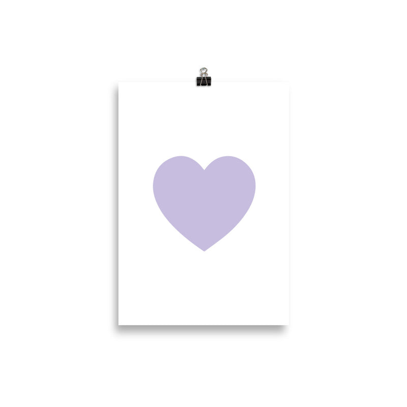 LILAC HEART Poster