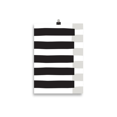 BLACK STRIPE Poster