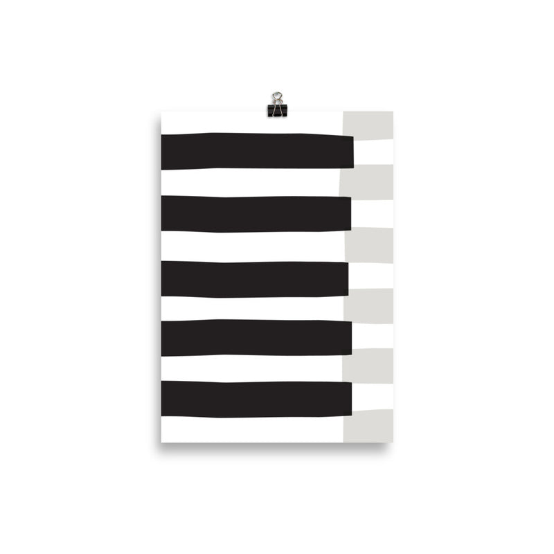 BLACK STRIPE Poster