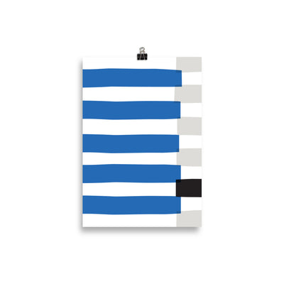 BLUE STRIPE Poster