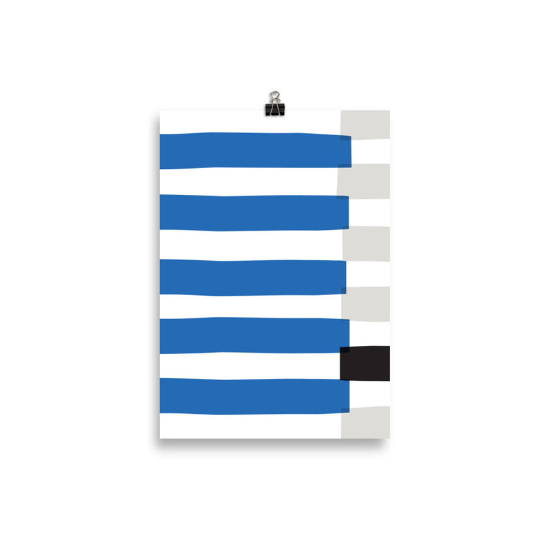 BLUE STRIPE Poster