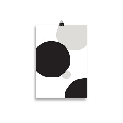 BLACK CIRCLES Poster