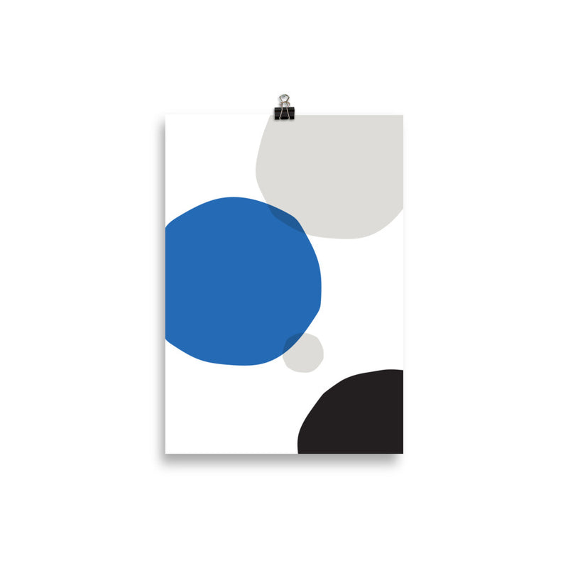 BLUE CIRCLES Poster