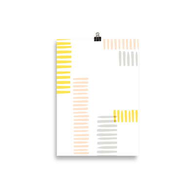 YELLOW STRIPES Poster