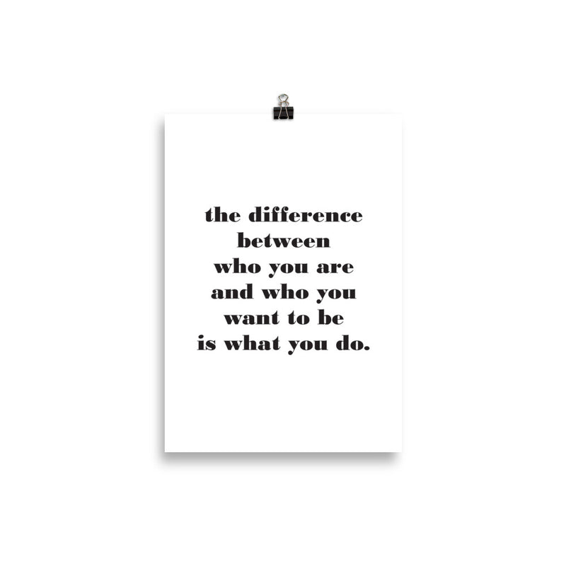 THE DIFFERENCE Poster