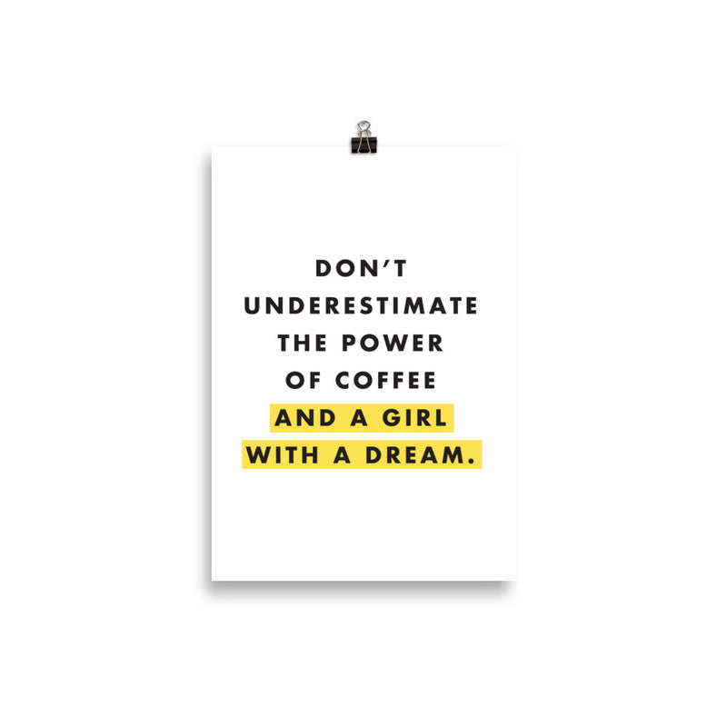 POWER OF COFFEE Poster
