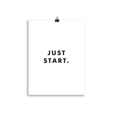 JUST START Poster