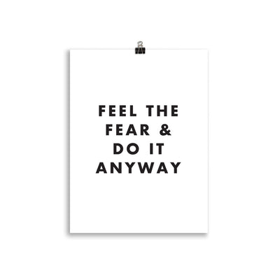 FEEL THE FEAR Poster