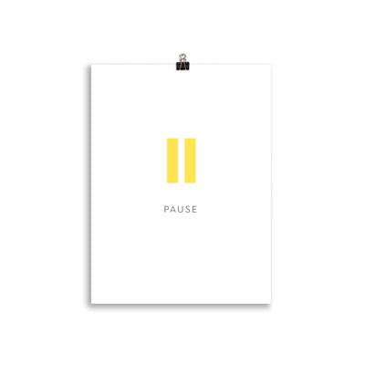PAUSE Poster