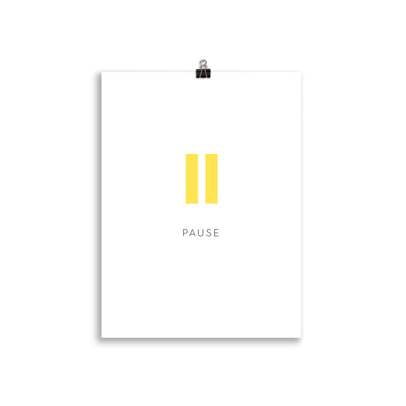 PAUSE Poster