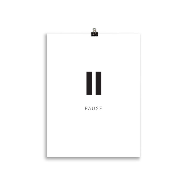 PAUSE Poster