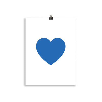 BLUE HEART Poster