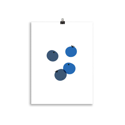 Blueberries Poster