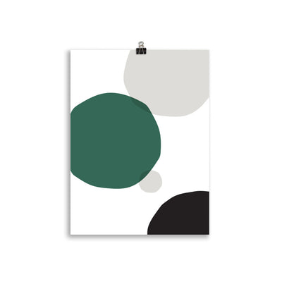 GREEN CIRCLES Poster