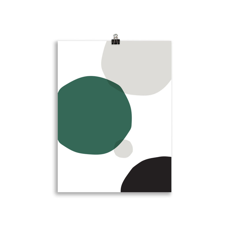 GREEN CIRCLES Poster