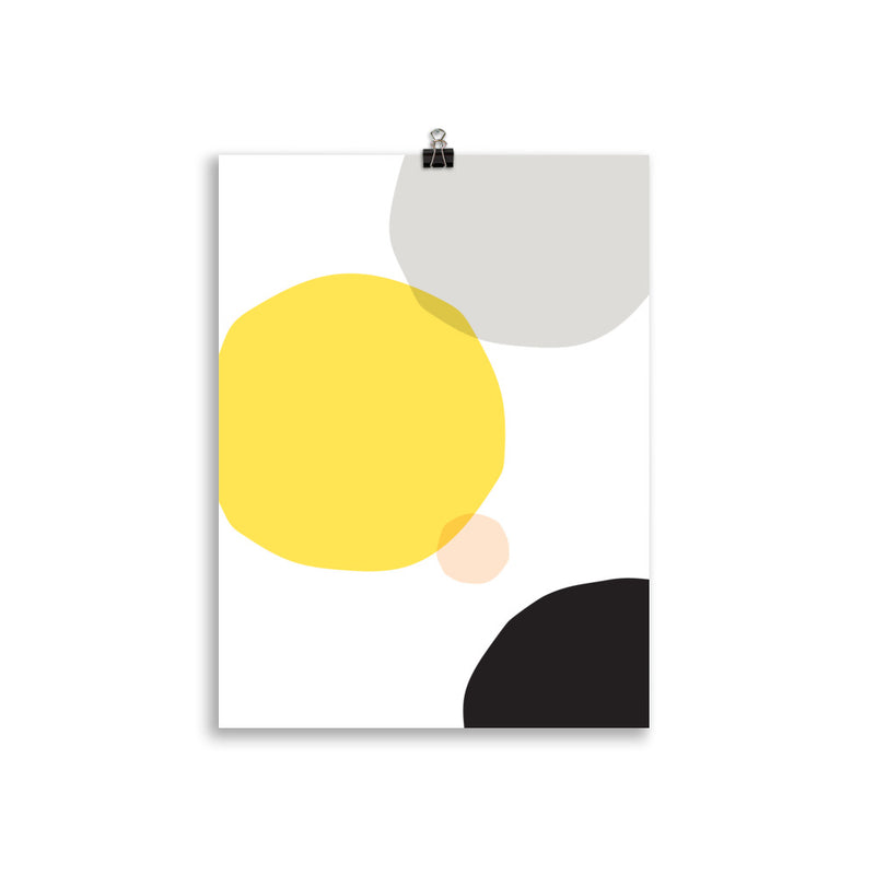 YELLOW CIRCLES Poster