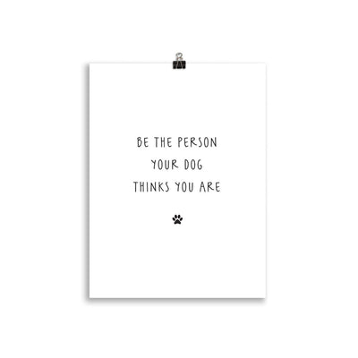 BE THE PERSON Poster