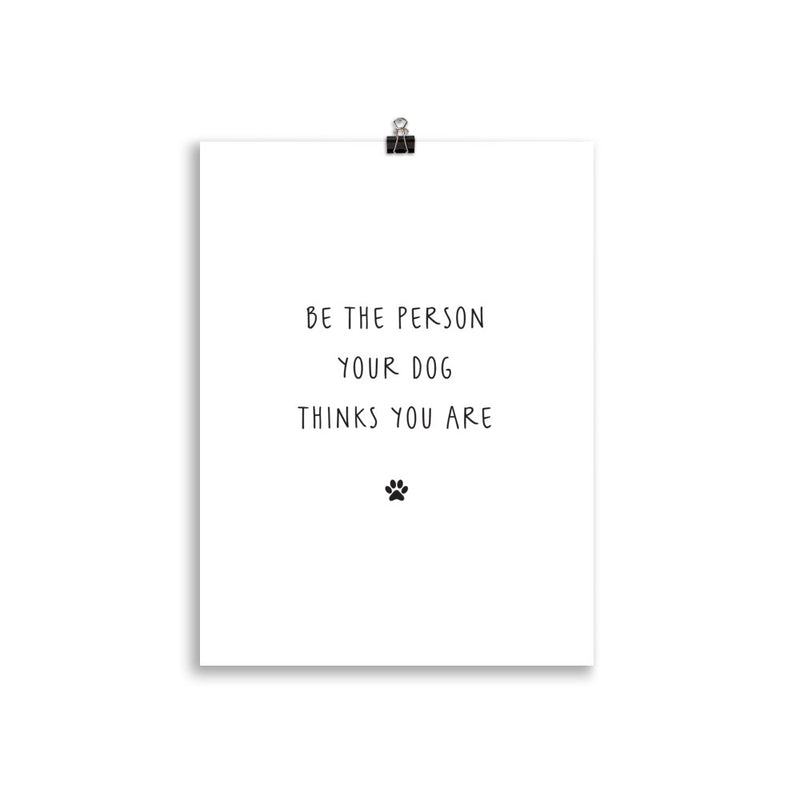 BE THE PERSON Poster
