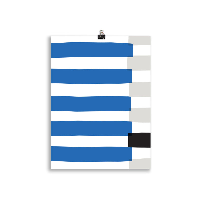 BLUE STRIPE Poster