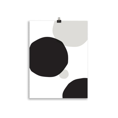 BLACK CIRCLES Poster