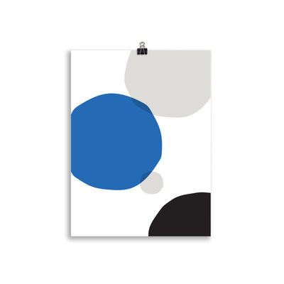 BLUE CIRCLES Poster