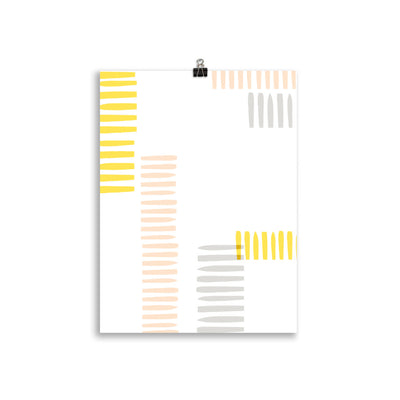 YELLOW STRIPES Poster