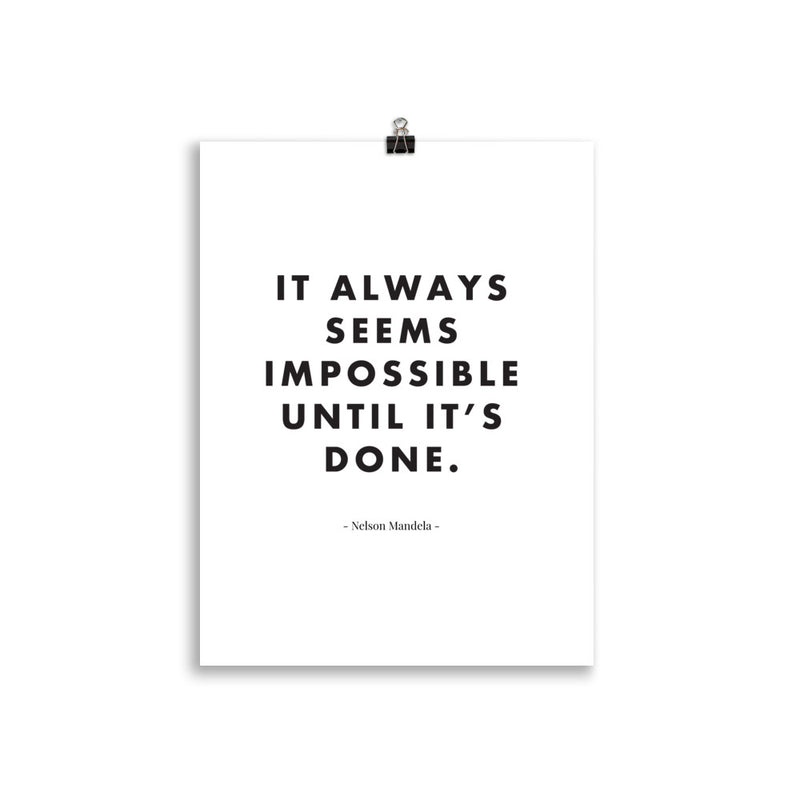 IMPOSSIBLE Poster