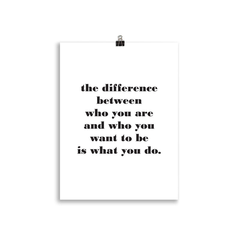 THE DIFFERENCE Poster