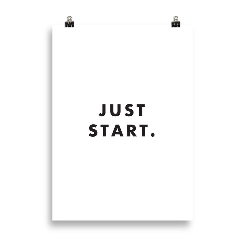 JUST START Poster