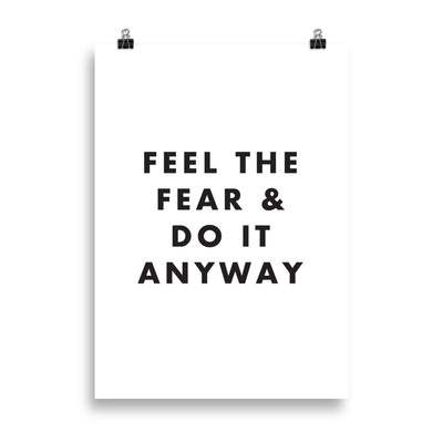 FEEL THE FEAR Poster