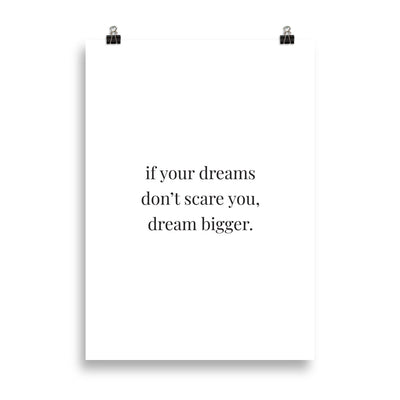 IF YOUR DREAMS Poster