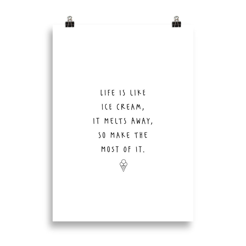 LIFE IS LIKE Poster