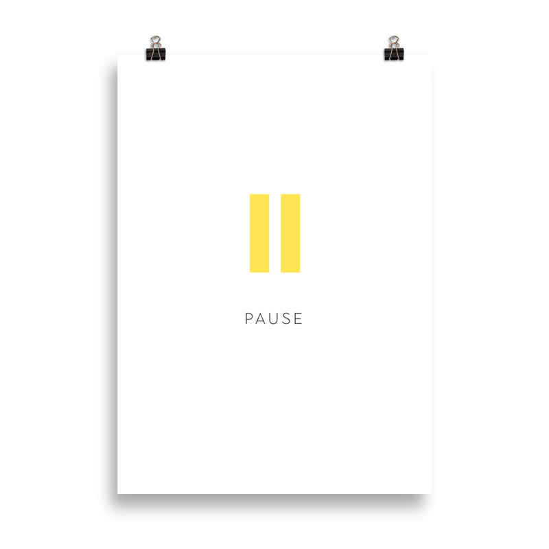 PAUSE Poster