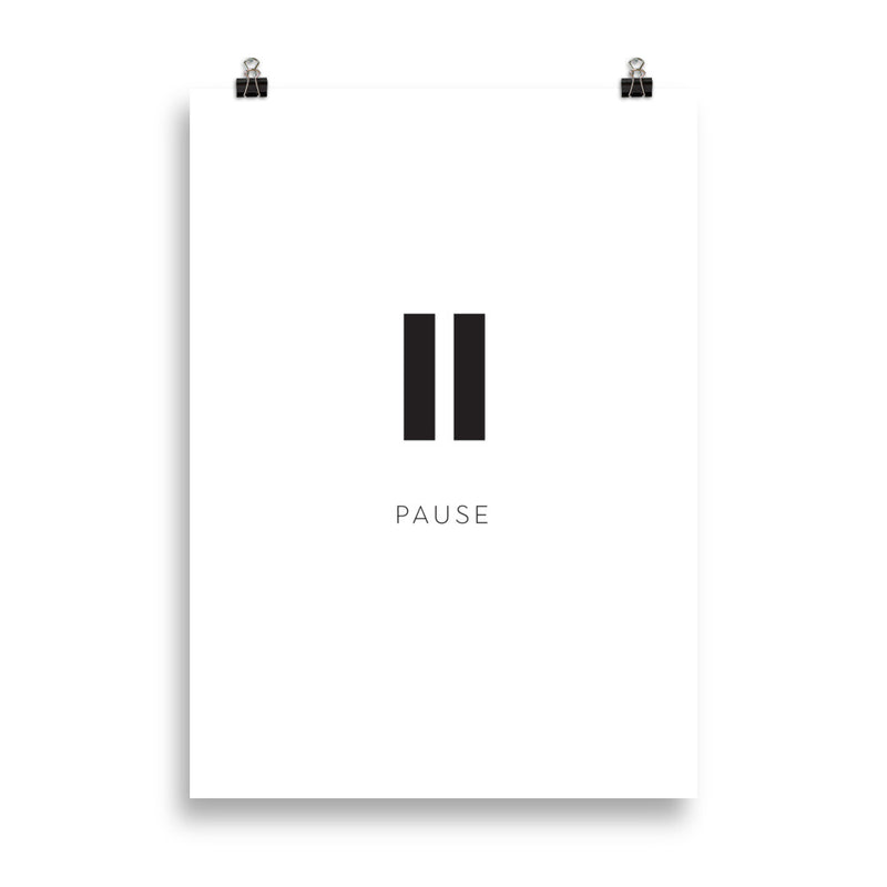 PAUSE Poster