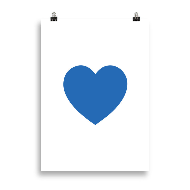 BLUE HEART Poster