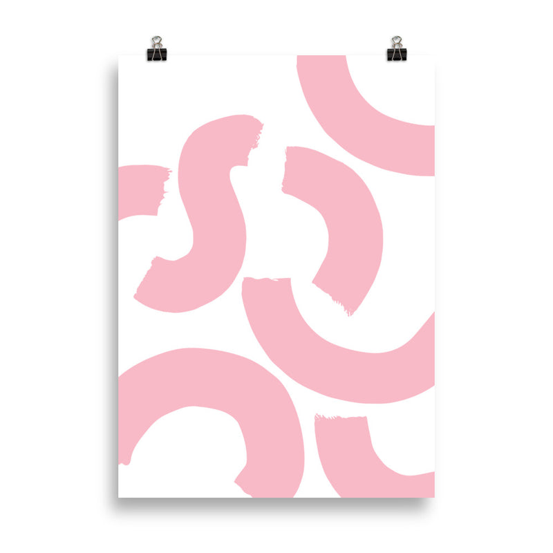 PINK SQUIGGLE Poster