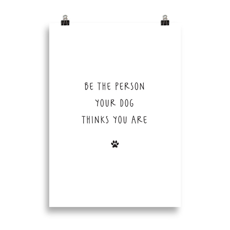 BE THE PERSON Poster