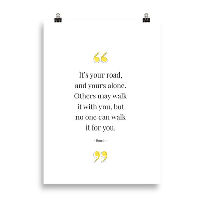 YOUR ROAD Poster