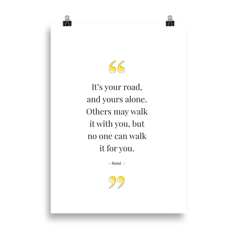 YOUR ROAD Poster