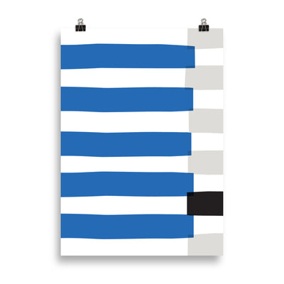 BLUE STRIPE Poster