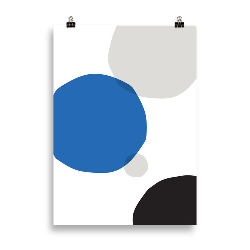 BLUE CIRCLES Poster