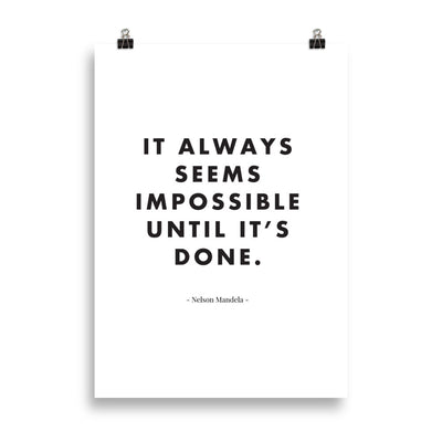 IMPOSSIBLE Poster