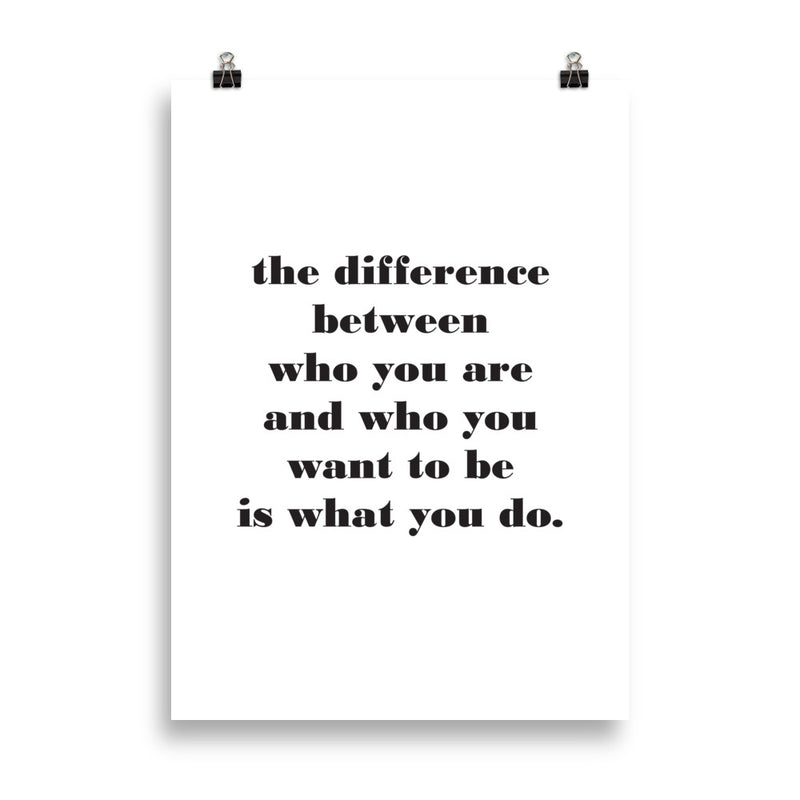 THE DIFFERENCE Poster
