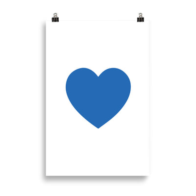 BLUE HEART Poster