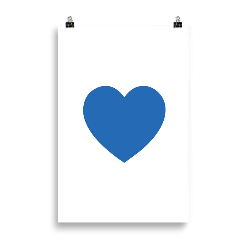 BLUE HEART Poster